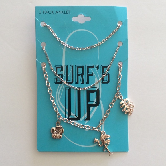 Jewelry - 3 Pack Anklet